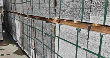 中卫芙蓉白地铺石，石材地铺石