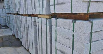 中卫芝麻白路牙石，路侧石