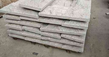 中卫芝麻白蘑菇石，自然面