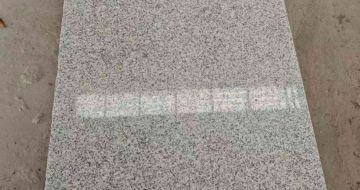 中卫芝麻白光面毛板