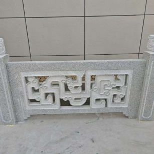 中卫芝麻白河道栏杆 桥栏杆