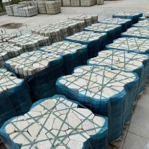 中卫黄金麻冰裂纹 碎拼