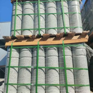 中卫挡车柱芝麻白 挡车石