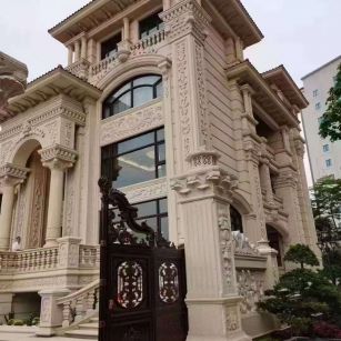 中卫黄金麻别墅外墙异形定制