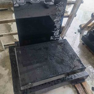 中卫花岗岩墓碑石 墓碑 套墓