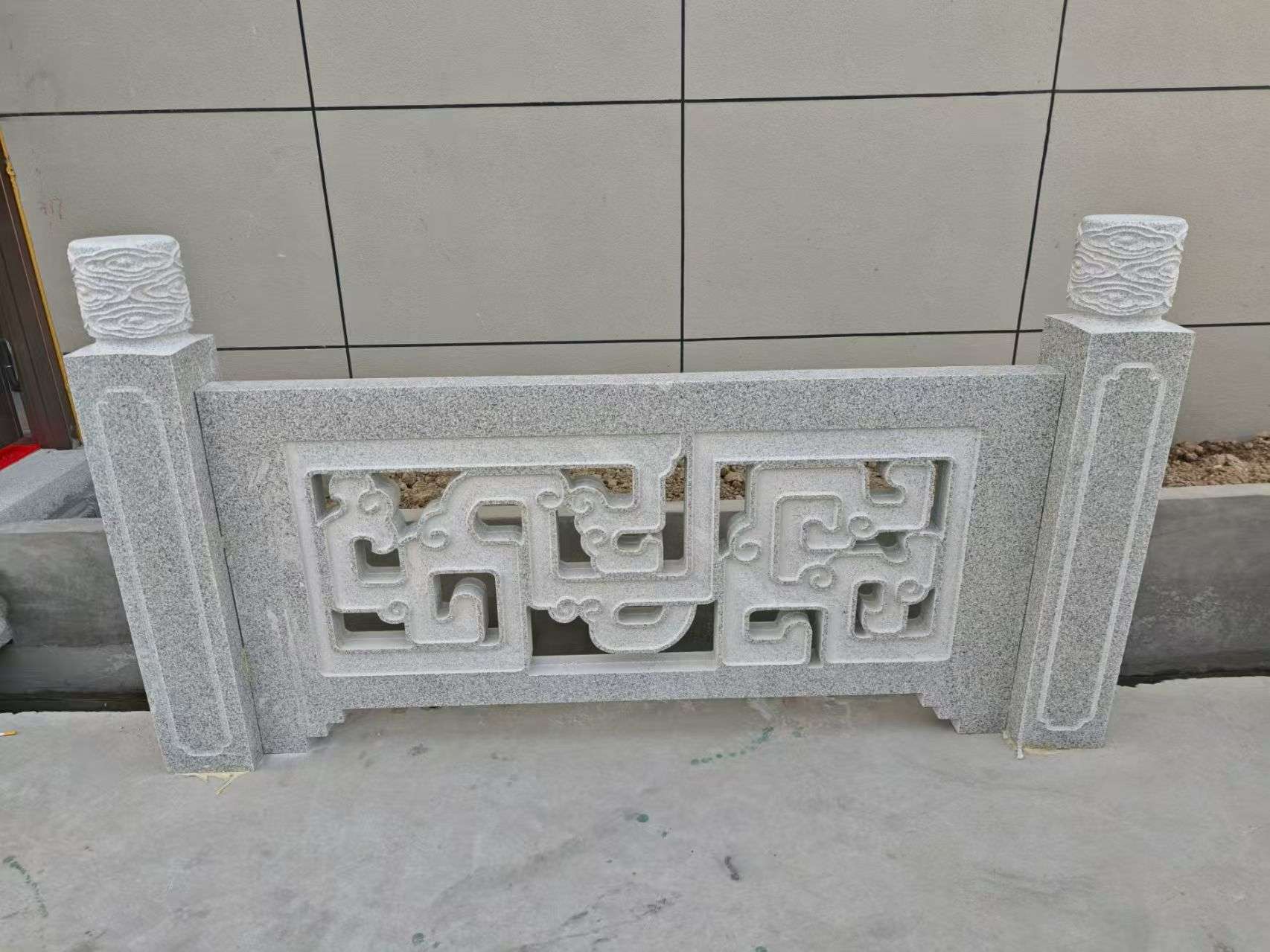 中卫芝麻白河道栏杆 桥栏杆