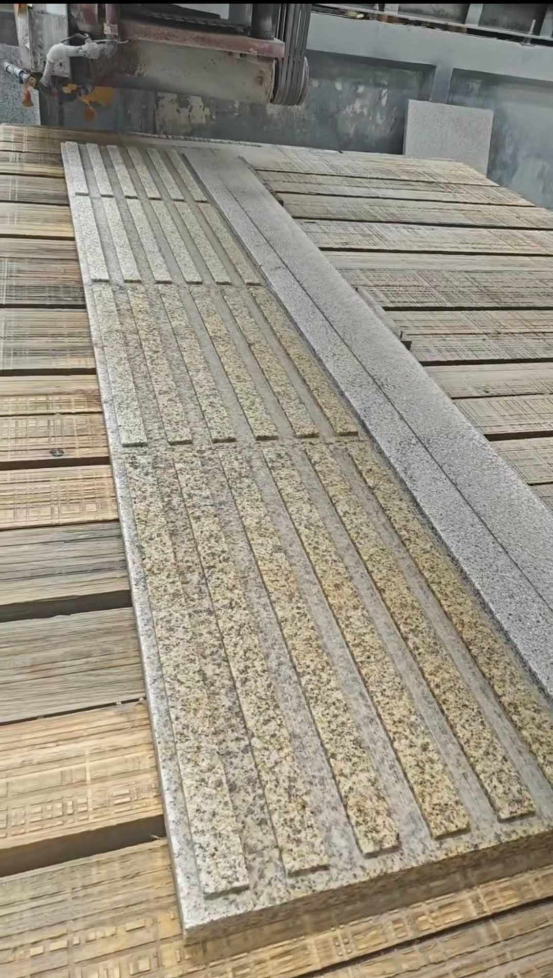 中卫黄金麻盲道石 盲条