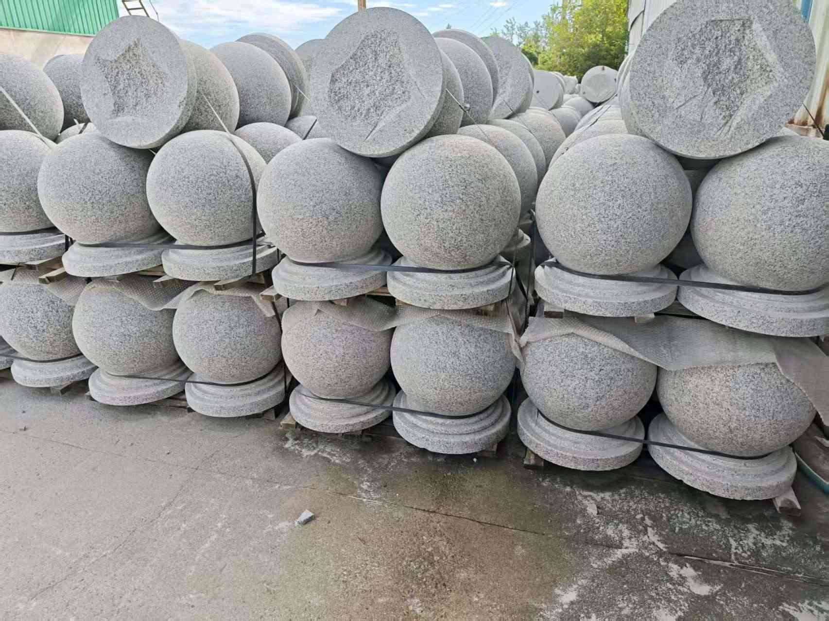 中卫圆球石球挡车球
