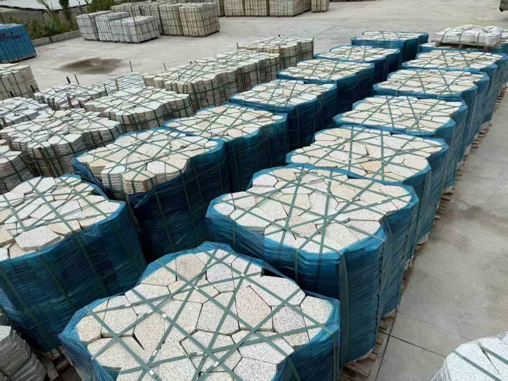 中卫黄金麻冰裂纹 碎拼