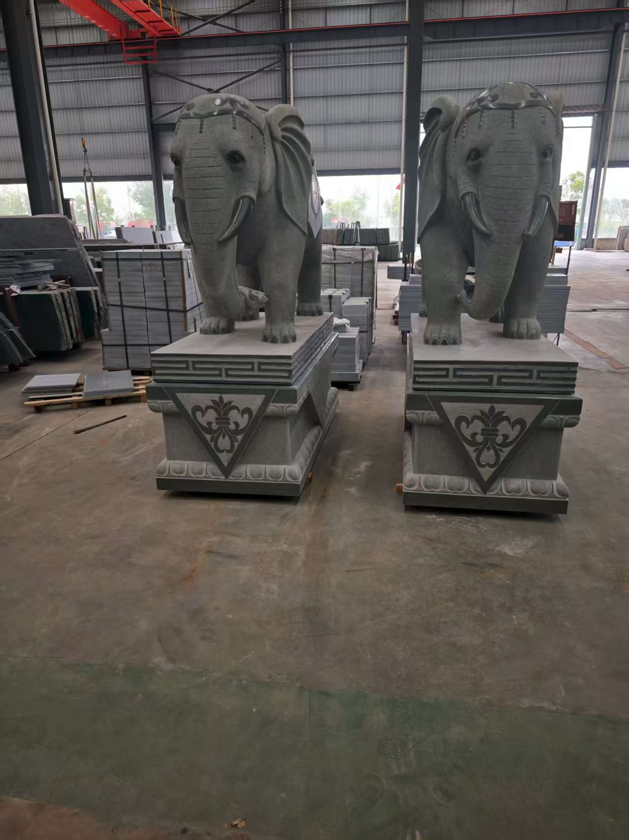 中卫芝麻灰花岗岩对象 芝麻白芝麻灰大象